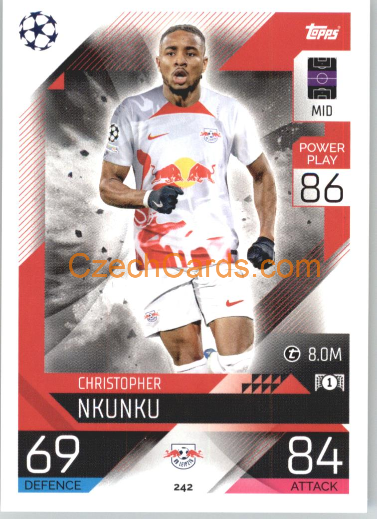 Christopher Nkunku Topps Match Attax 2022/23 #242
