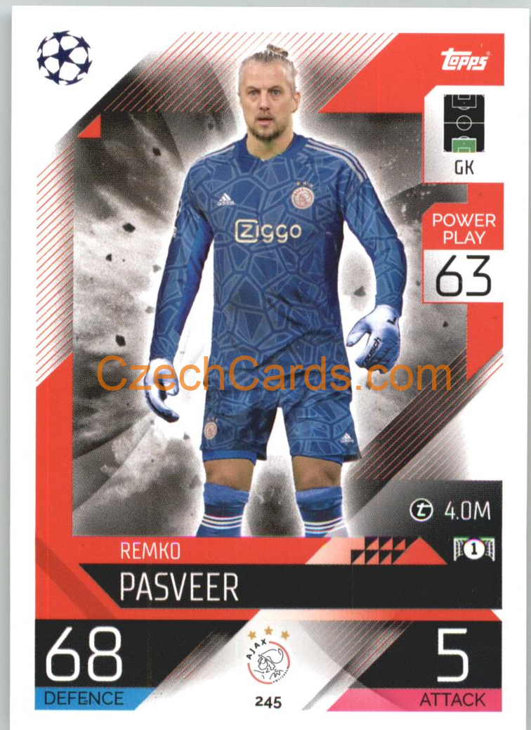 Remko Pasveer Topps Match Attax 2022/23 #245