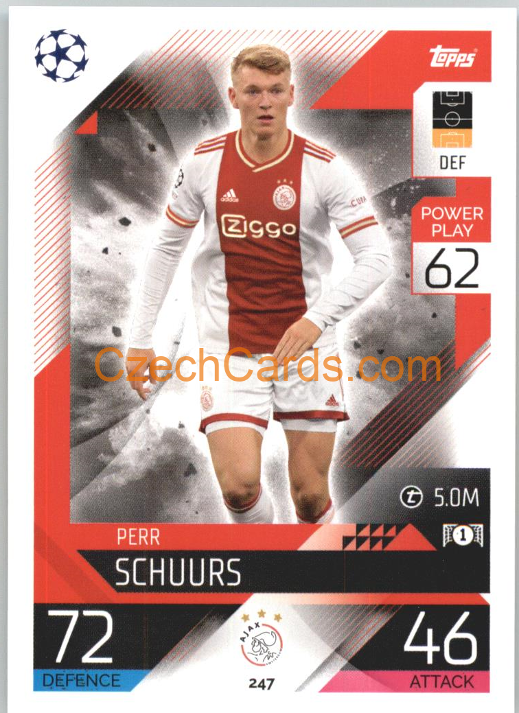 Perr Schuurs Topps Match Attax 2022/23 #247