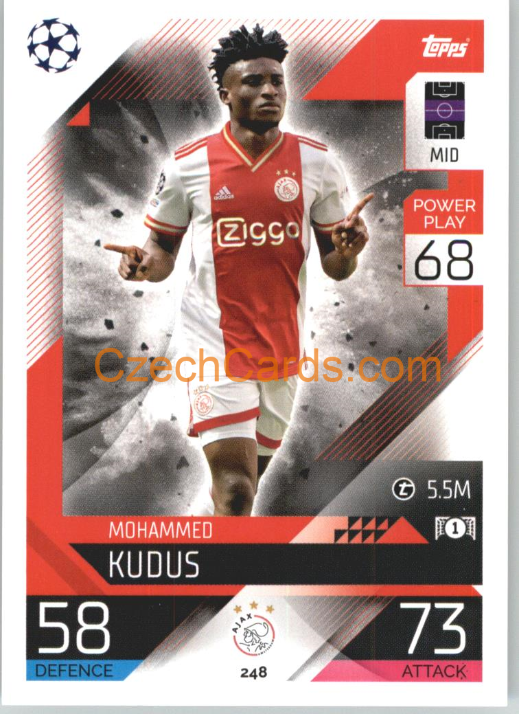 Mohammed Kudus Topps Match Attax 2022/23 #248