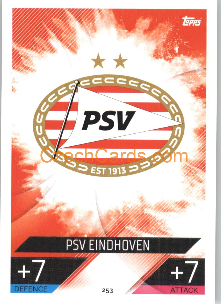 PSV Eindhoven Team Badge Topps Match Attax 2022/23 #253