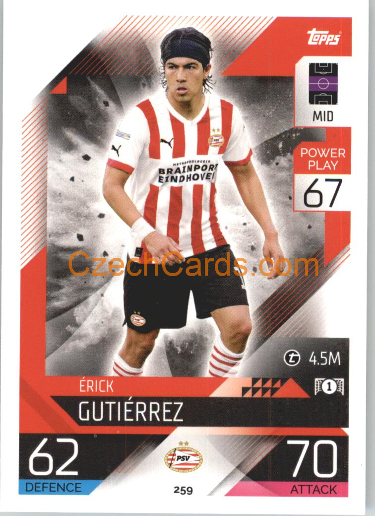 Érick Gutiérrez Topps Match Attax 2022/23 #259