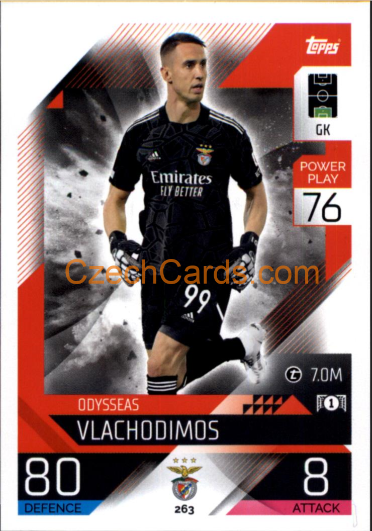Odysseas Vlachodimos Topps Match Attax 2022/23 #263