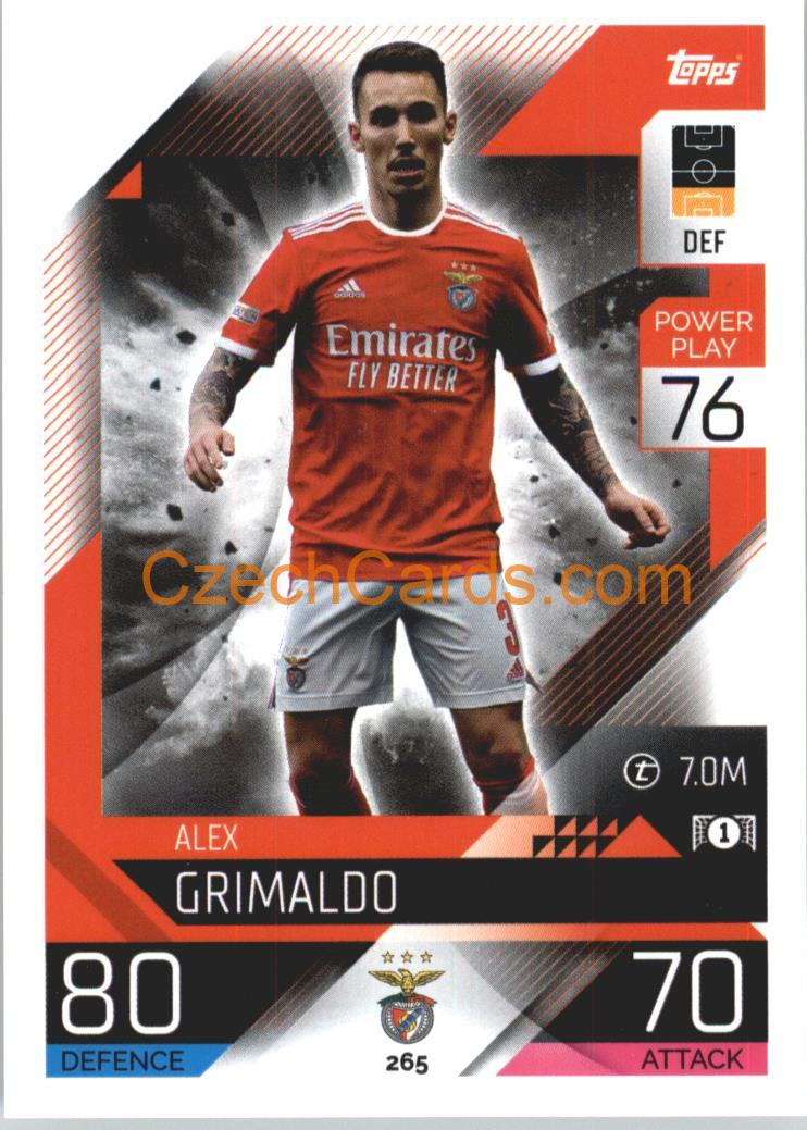 Alex Grimaldo Topps Match Attax 2022/23 #265
