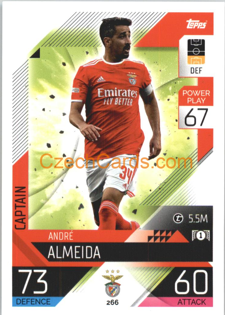 André Almeida Topps Match Attax 2022/23 #266