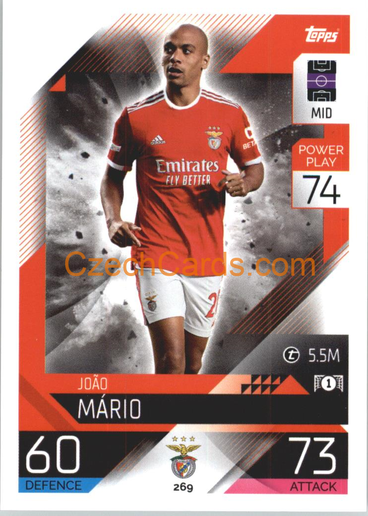 João Mário Topps Match Attax 2022/23 #269