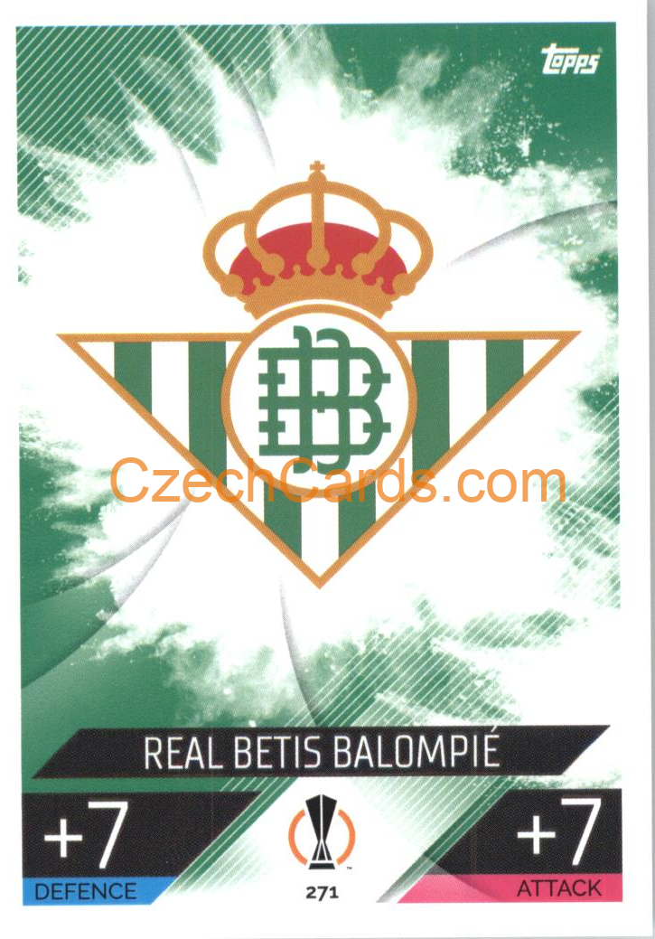 Real Betis Team Badge Topps Match Attax 2022/23 #271
