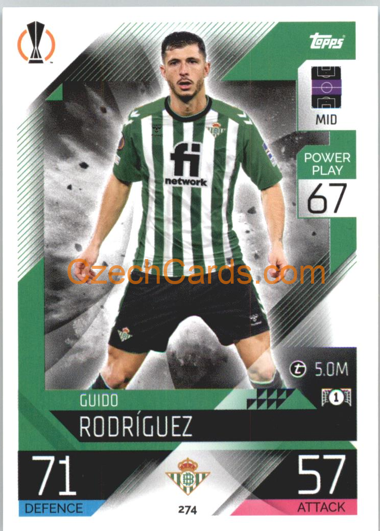 Guido Rodríguez Topps Match Attax 2022/23 #274