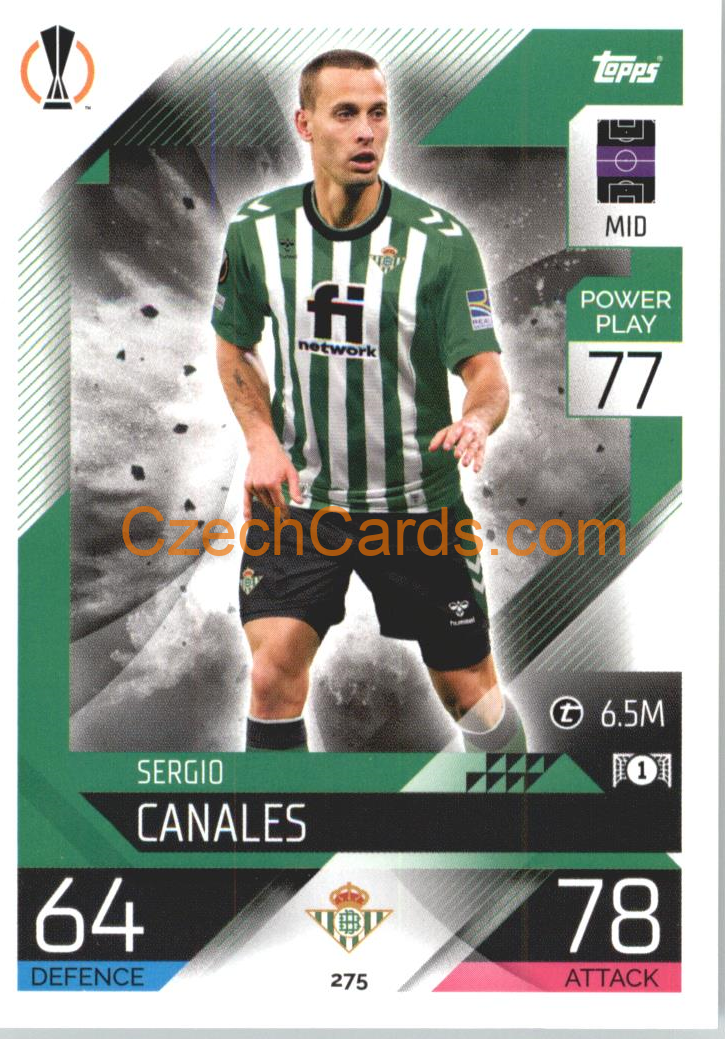 Sergio Canales Topps Match Attax 2022/23 #275