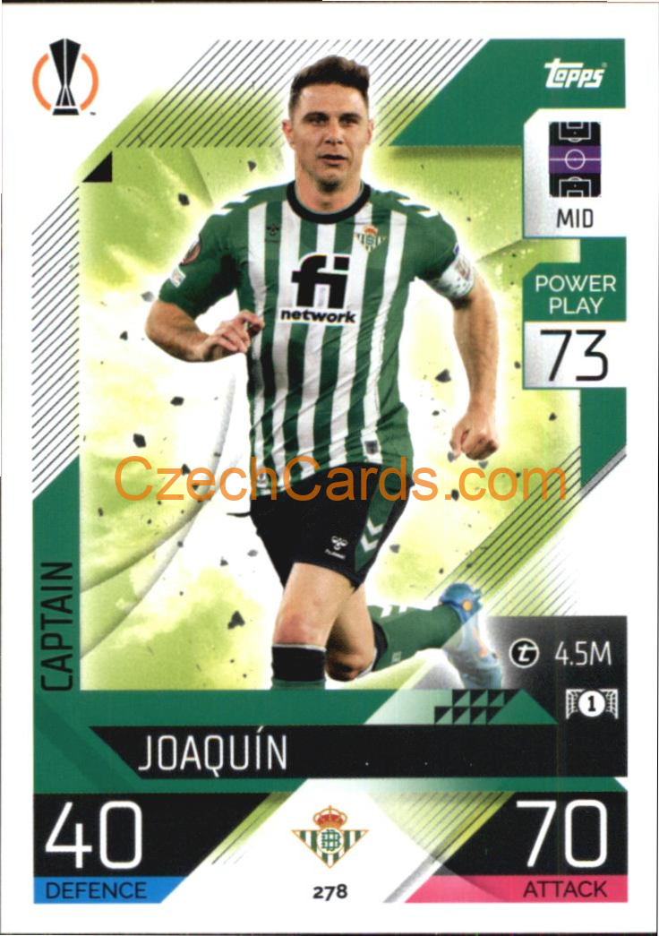Joaquin Topps Match Attax 2022/23 #278