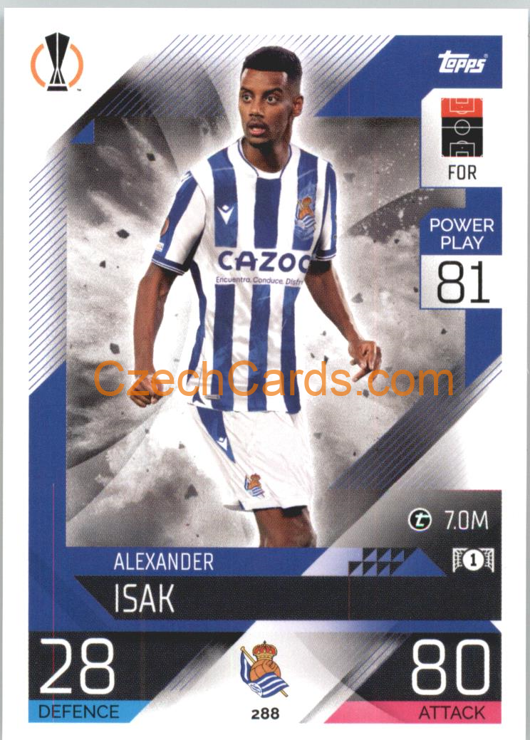 Alexander Isak Topps Match Attax 2022/23 #288