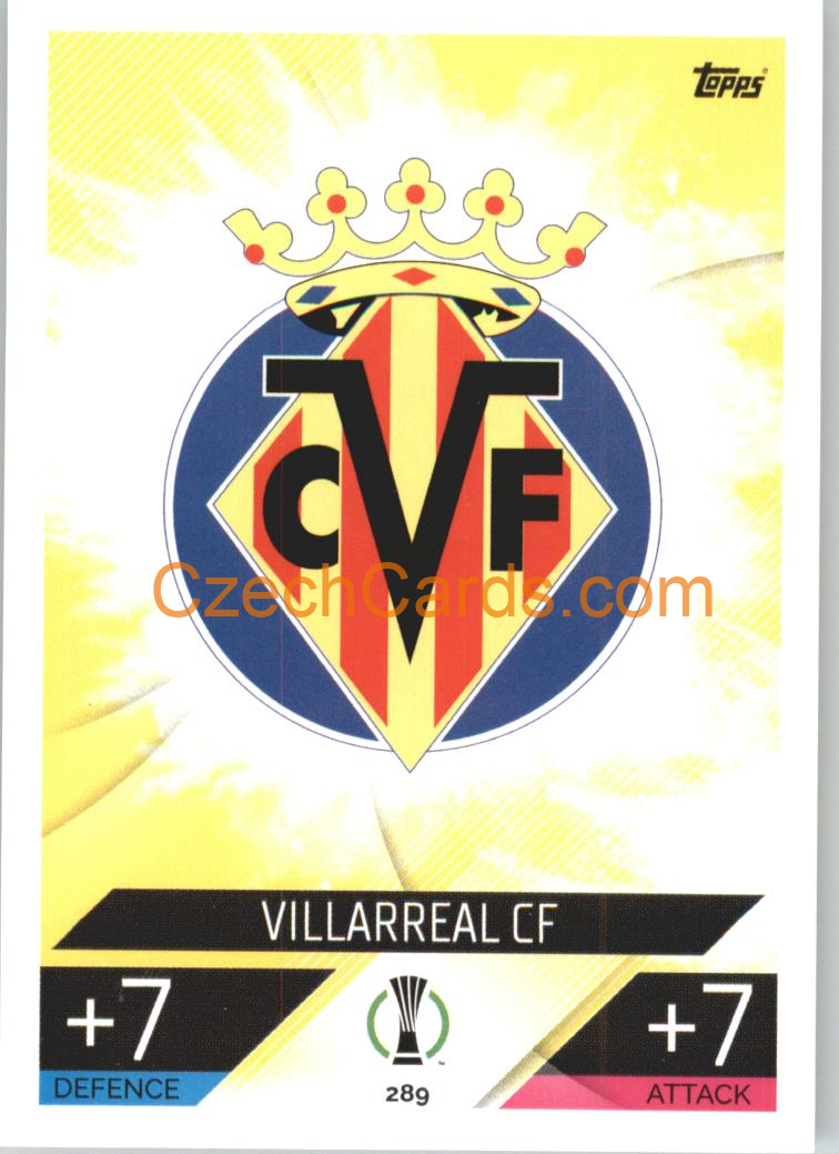 Villarreal CF Team Badge Topps Match Attax 2022/23 #289