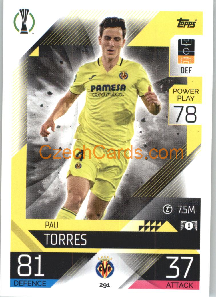 Pau Torres Topps Match Attax 2022/23 #291