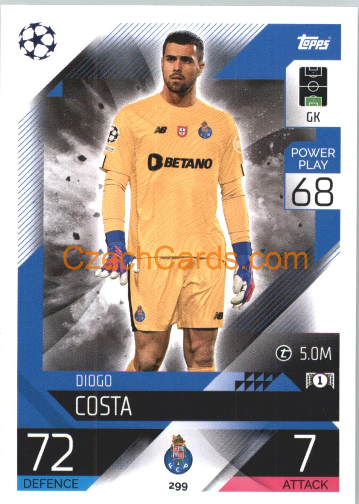 Diogo Costa Topps Match Attax 2022/23 #299