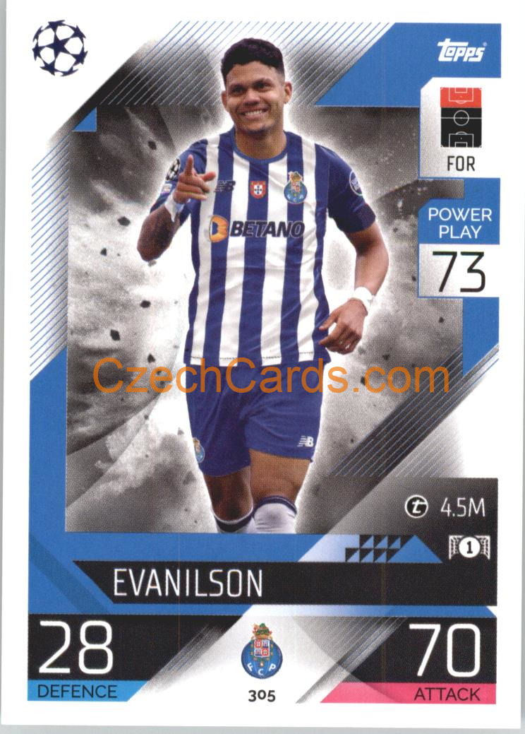 Evanilson Topps Match Attax 2022/23 #305