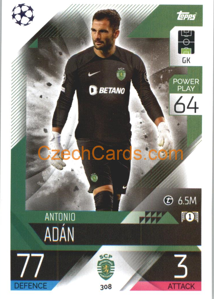 Antonio Adan Topps Match Attax 2022/23 #308