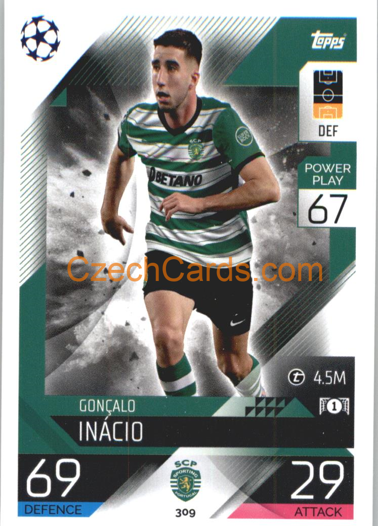 Goncalo Inacio Topps Match Attax 2022/23 #309