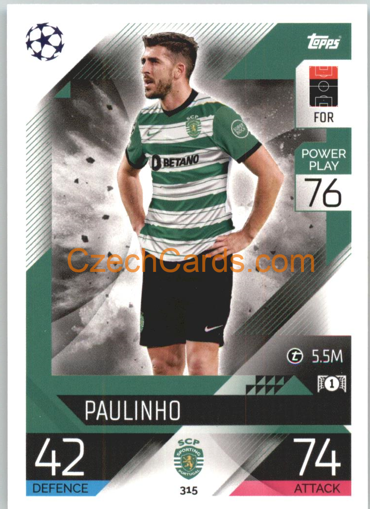 Paulinho Topps Match Attax 2022/23 #315