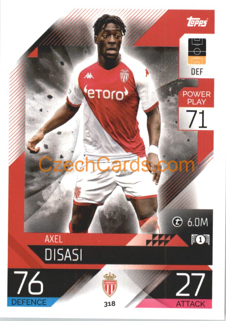 Axel Disasi Topps Match Attax 2022/23 #318