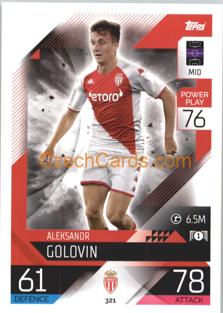 Aleksandr Golovin Topps Match Attax 2022/23 #321
