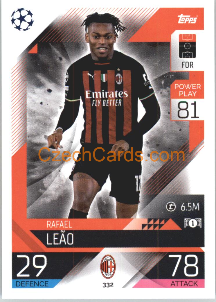 Rafael Leao Topps Match Attax 2022/23 #332