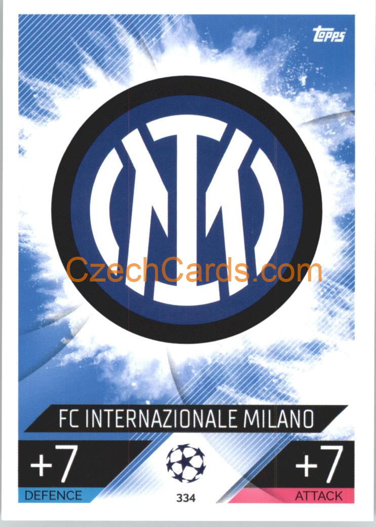 FC Internazionale Milano Team Badge Topps Match Attax 2022/23 #334