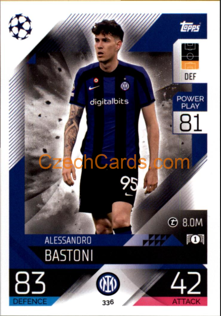 Alessandro Bastoni Topps Match Attax 2022/23 #336