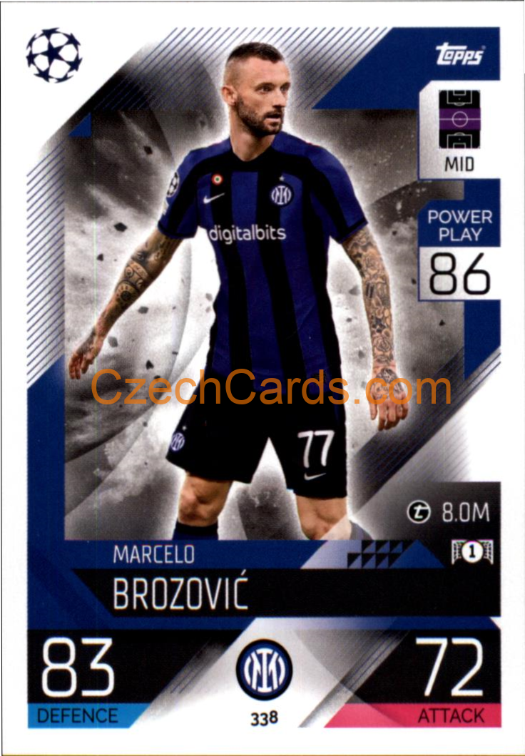 Marcelo Brozovic Topps Match Attax 2022/23 #338