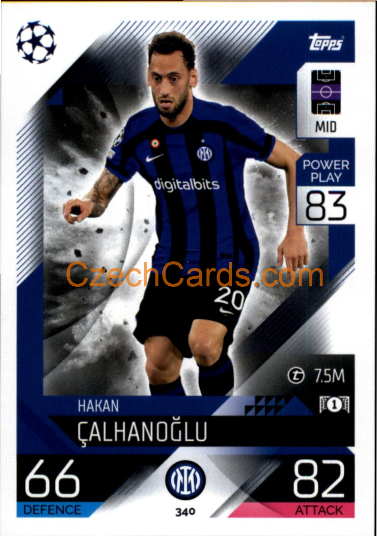 Hakan Calhanoglu Topps Match Attax 2022/23 #340