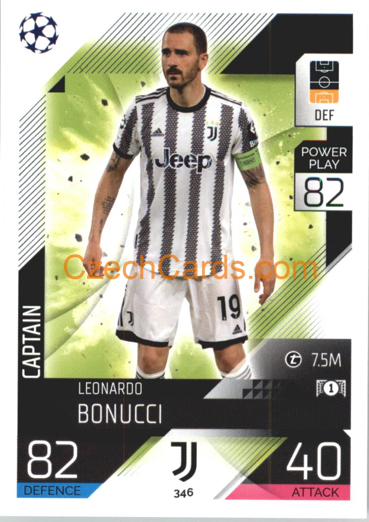 Leonardo Bonucci Topps Match Attax 2022/23 #346