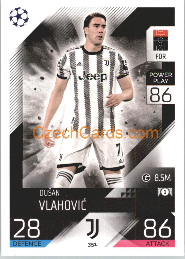Dusan Vlahovic Topps Match Attax 2022/23 #351