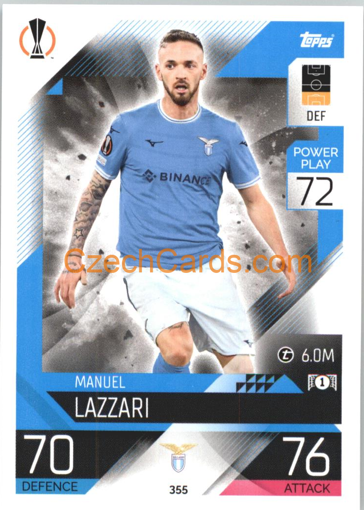 Manuel Lazzari Topps Match Attax 2022/23 #355