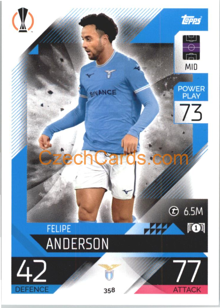 Felipe Anderson Topps Match Attax 2022/23 #358