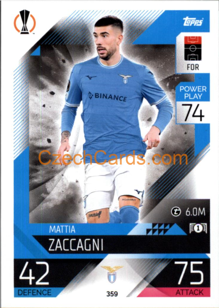 Mattia Zaccagni Topps Match Attax 2022/23 #359