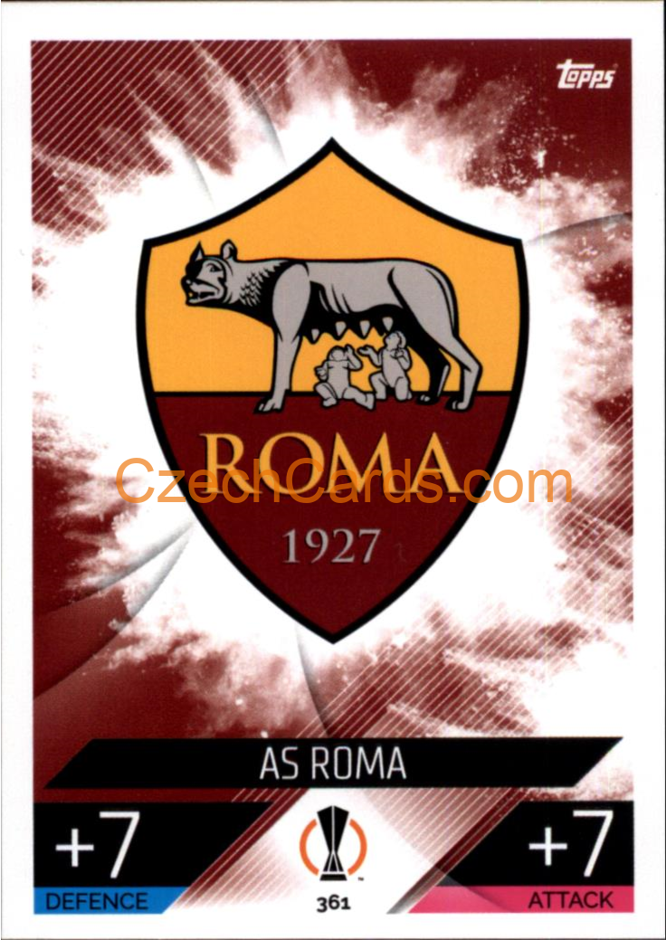 AS Roma Team Badge Topps Match Attax 2022/23 #361