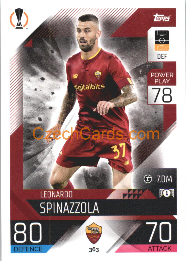 Leonardo Spinazzola Topps Match Attax 2022/23 #363