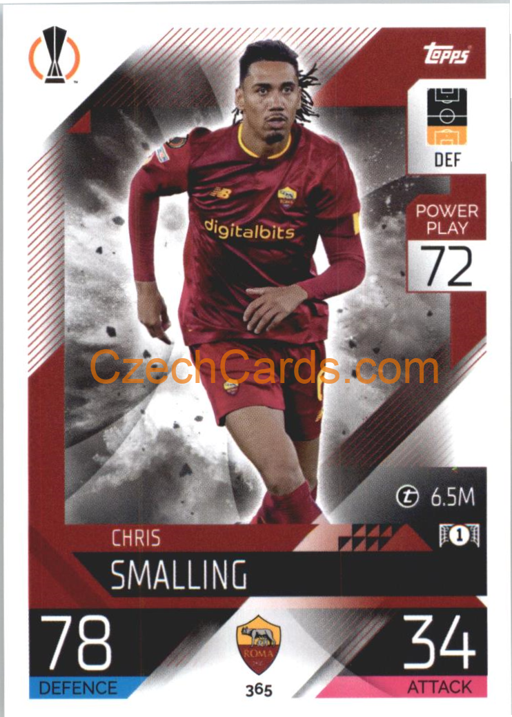 Chris Smalling Topps Match Attax 2022/23 #365