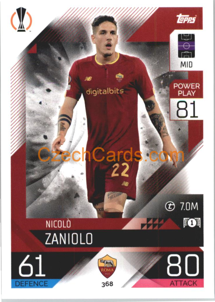Nicolò Zaniolo Topps Match Attax 2022/23 #368