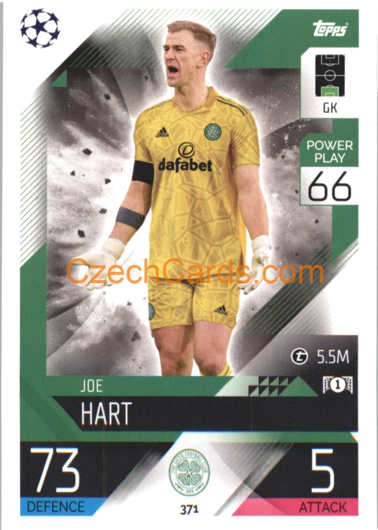 Joe Hart Topps Match Attax 2022/23 #371