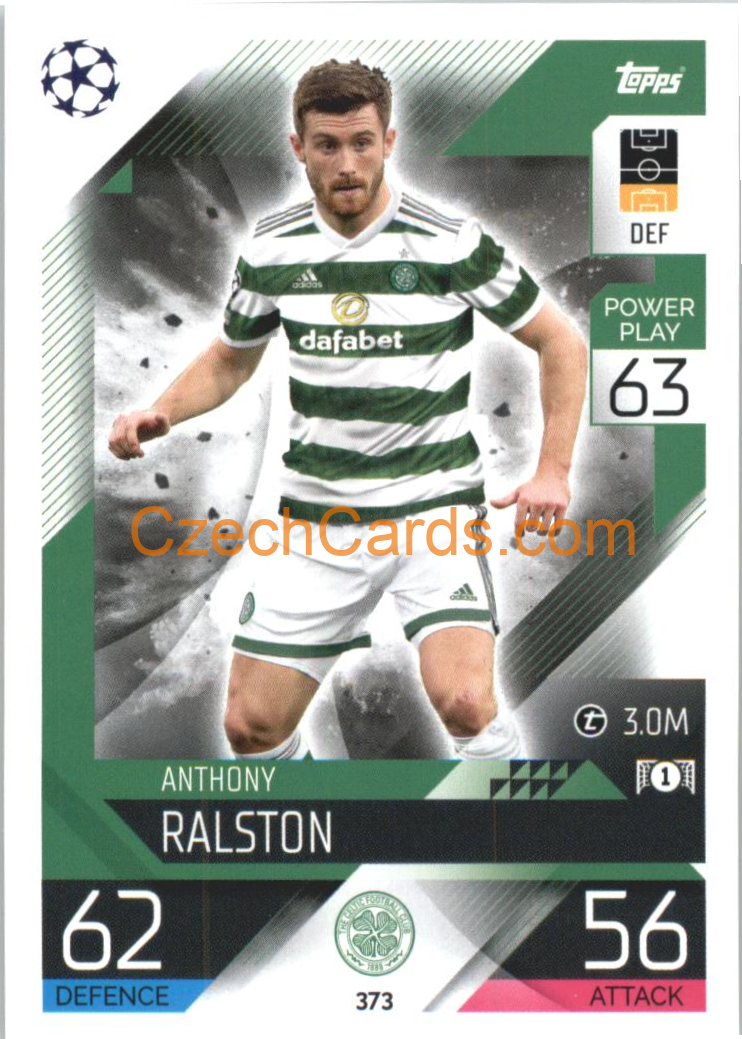 Anthony Ralston Topps Match Attax 2022/23 #373