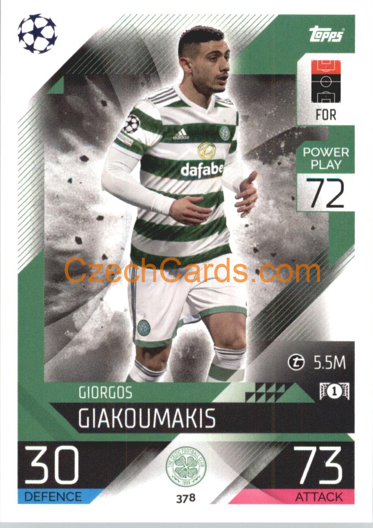 Giorgos Giakoumakis Topps Match Attax 2022/23 #378