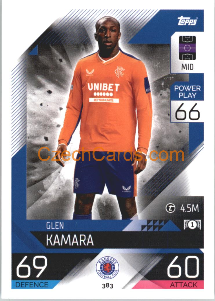 Glen Kamara Topps Match Attax 2022/23 #383