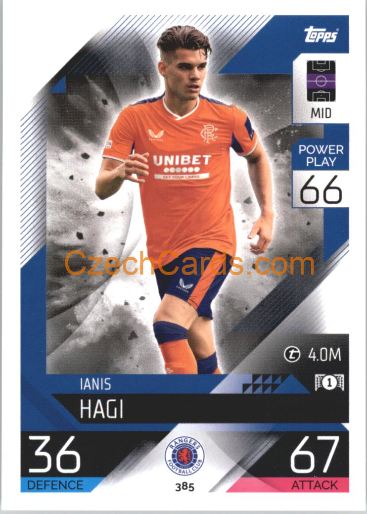 Ianis Hagi Topps Match Attax 2022/23 #385