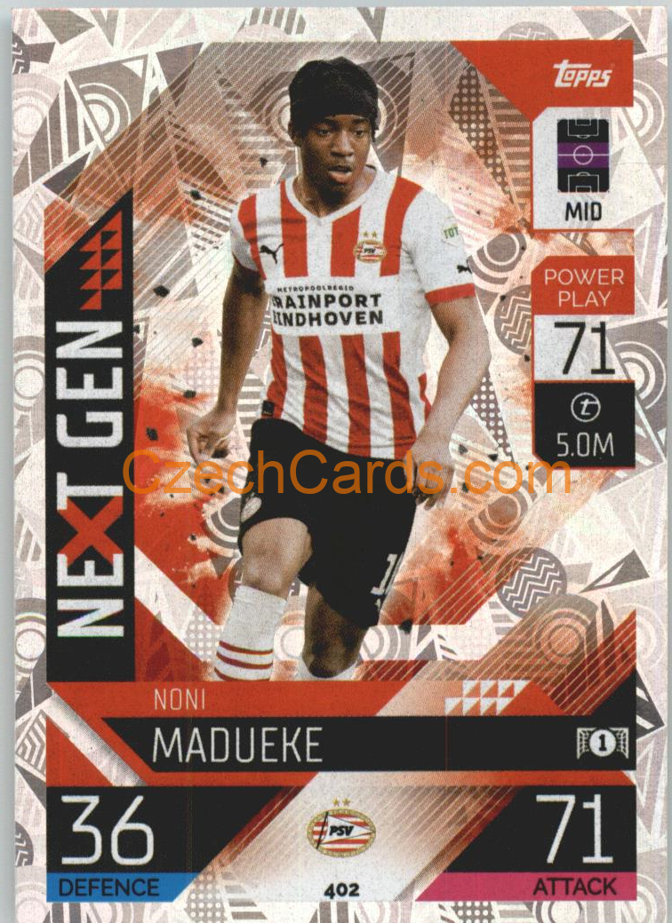 Noni Madueke Topps Match Attax 2022/23 Next Gen #402