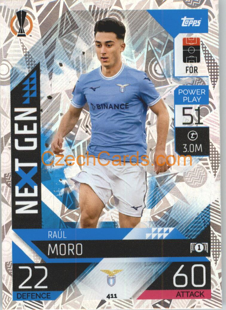 Raul Moro Topps Match Attax 2022/23 Next Gen #411