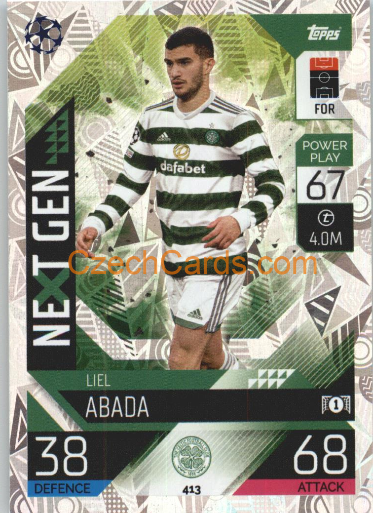 Liel Abada Topps Match Attax 2022/23 Next Gen #413