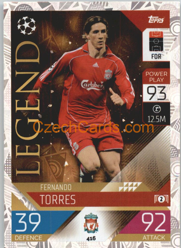 Fernando Torres Topps Match Attax 2022/23 Legend  #416