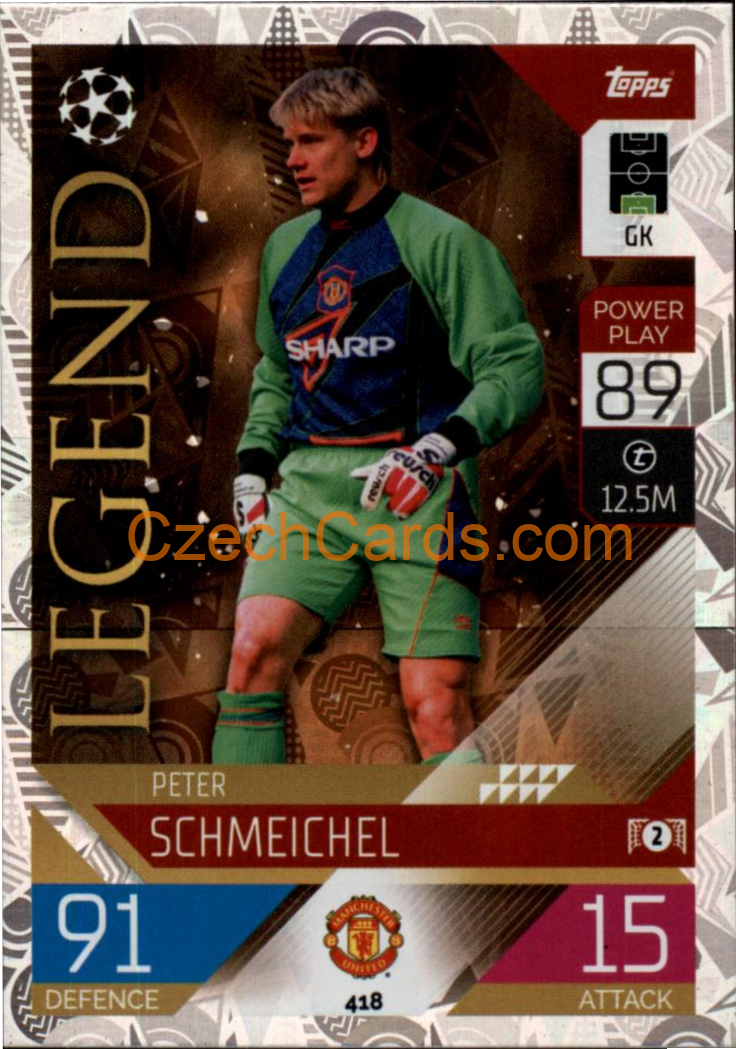 Peter Schmeichel Topps Match Attax 2022/23 Legend  #418