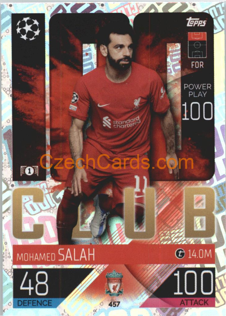 Mohamed Salah Match Attax 2022/23 100 club #457