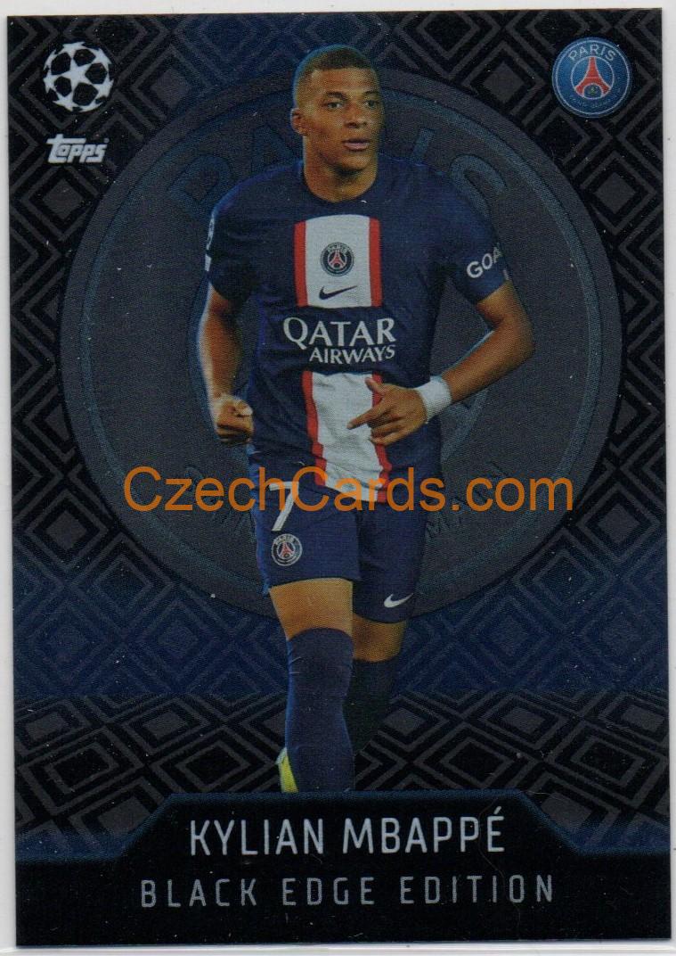 Kylian Mbappé Match Attax Extra 2022/23 Black Edge Edition #BC4